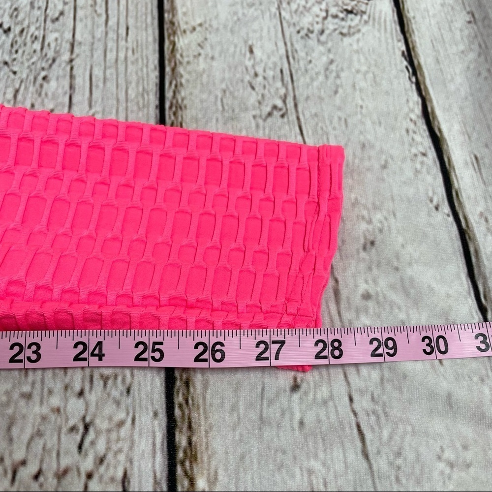Pink Scrunch Leggings One Size / Medium Textured Booty Butt‎ Lift Compression - Picture 10 of 11